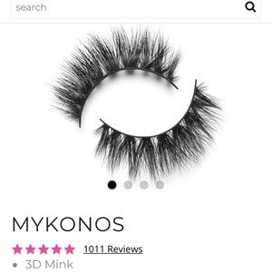 False eyelashes. Mynk!